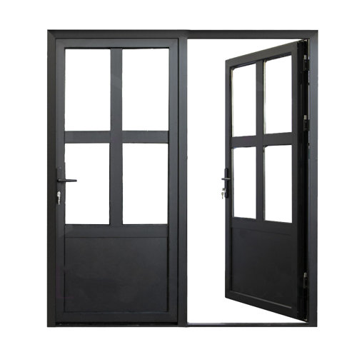 Teza Doors & Windows 61.5'' x 80'' Glass Aluminum Patio Doors Wayfair